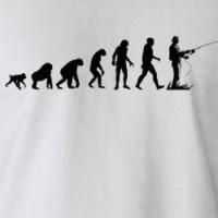 Human Evolution: Fisherman T-Shirt T-shirt