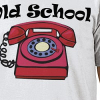 Old School/ New School Phone T-shirt