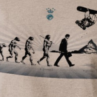 snowboard evolution T-shirt